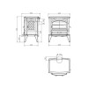 Чавунна піч Dovre 640 WD