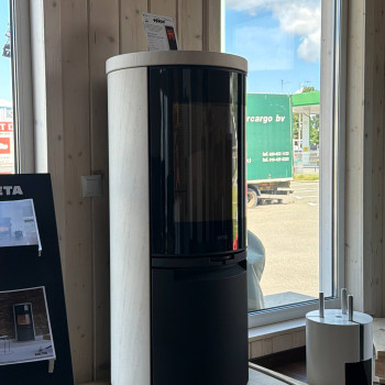 Піч-камін HETA Scan-Line 900 Limestone Glass Door