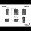 Чавунна піч-камін Ravan Nevada