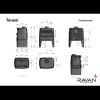 Чавунна піч-камін Ravan Tenesi 14 кВт