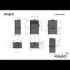 Чавунна піч-камін Ravan Aragon