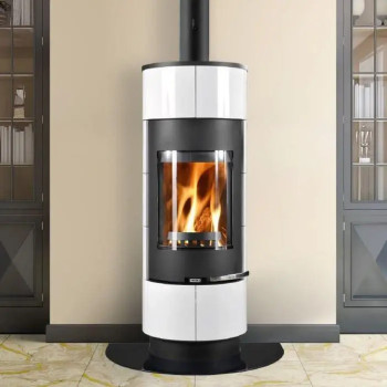 Піч-камін THORMA ATIKA Ceramic STANDARD, біла глянцева