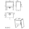 Піч-камін THORMA BILBAO UNI Box