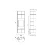 Піч-камін THORMA DELIA Ceramic STANDARD White